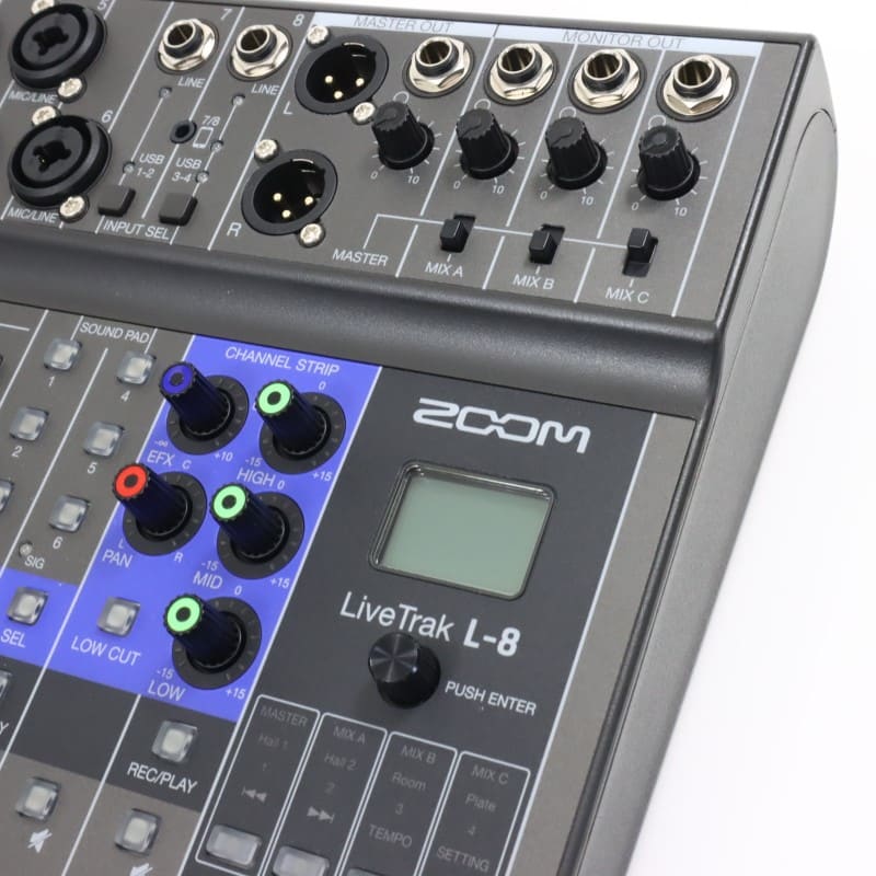 LiveTrak L-8 [デジタルミキサー/レコーダー]