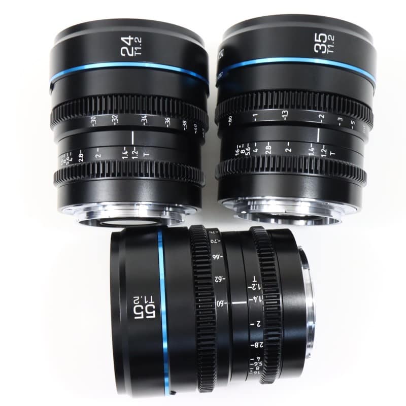 シネマレンズ T1.2 APS-C/S35 3本セット R/ブラック MS-3SRB-JP