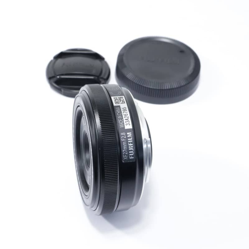 富士フイルム フジノンレンズ XF27mmF2.8 ブラック ABランク 中古