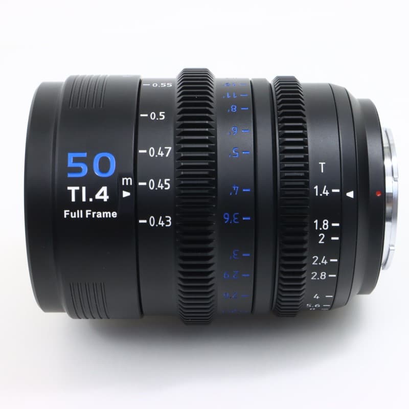 マウント交換式シネマレンズ T1.4 Full Frame 50mm E/ブラック(L/RF/Z交換マウントアダプター付)
