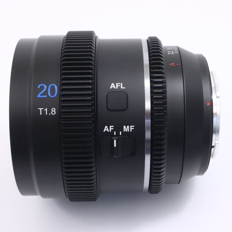 オートフォーカスアナモルフィックレンズ T1.8 S35 20mm E/ナチュラル 20AF133X-EN-JP