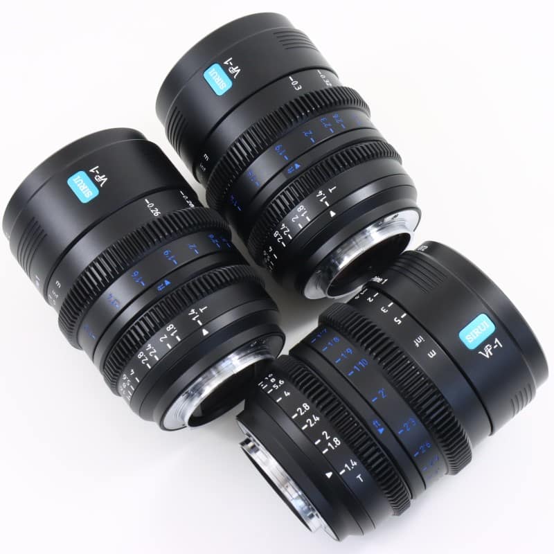 マウント交換式シネマレンズ T1.4 Full Frame 3本セット(24mm/35mm/50mm) E/ブラック(L/RF/Z交換ADP付)