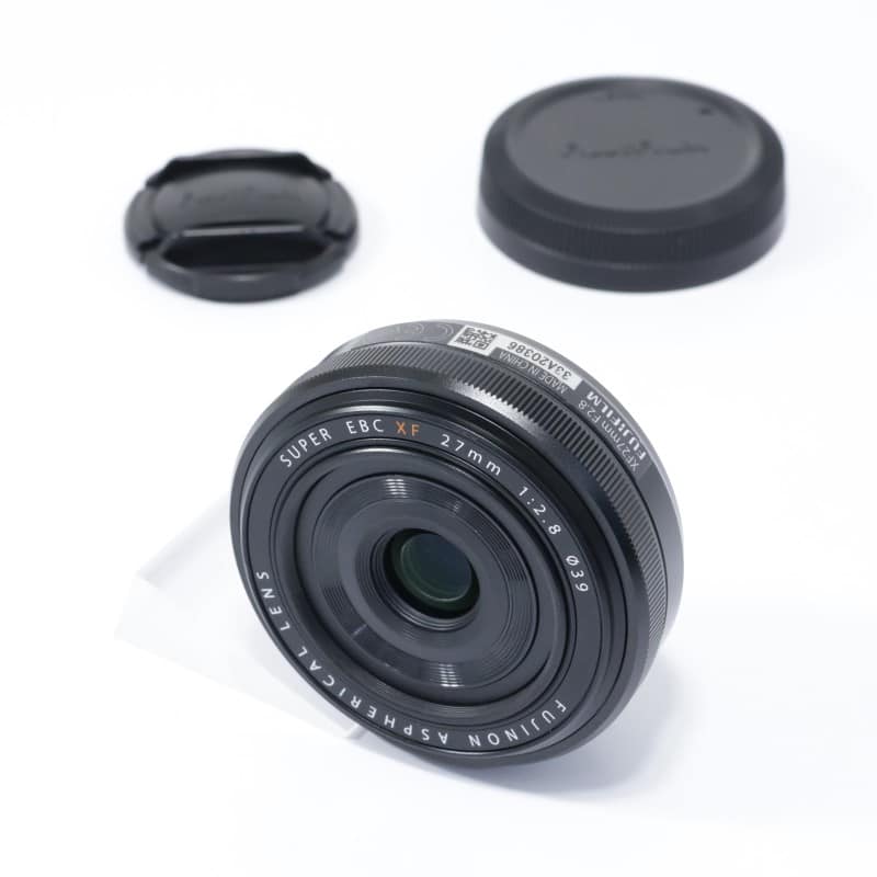 富士フイルム フジノンレンズ XF27mmF2.8 ブラック ABランク 中古