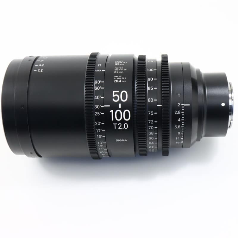 50-100mm T2/E feet [High Speed Zoom Line 50-100mm T2 Eマウント フィート表示]