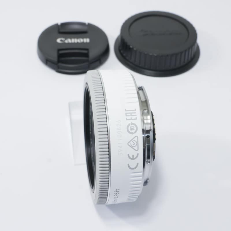 Canon EF 40mm F2.8 STM ホワイト Aランク 中古｜フジヤカメラ