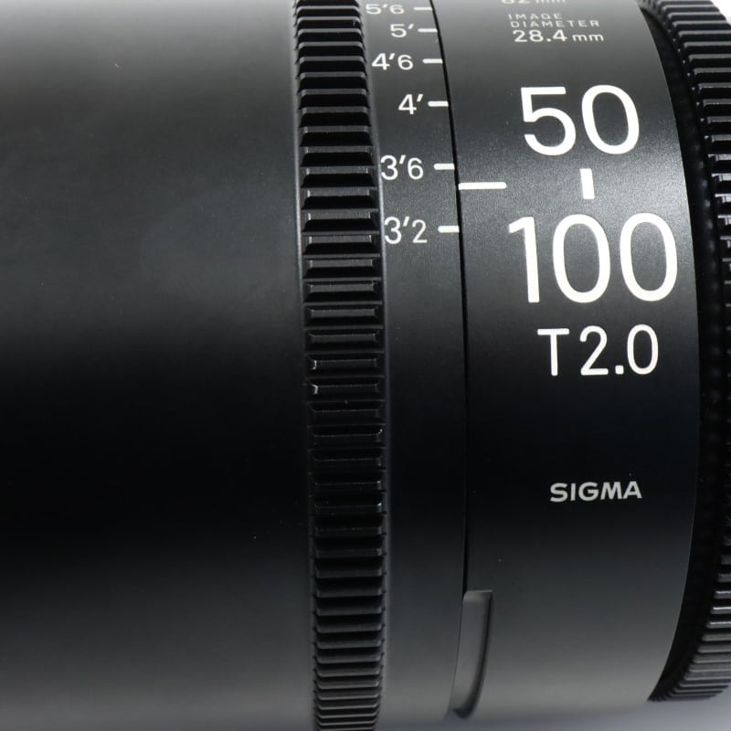 50-100mm T2/EF feet [High Speed Zoom Line 50-100mm T2 EFマウント フィート表示]