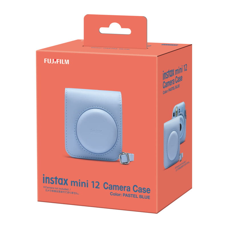instax mini 12用 カメラケース パステルプルー