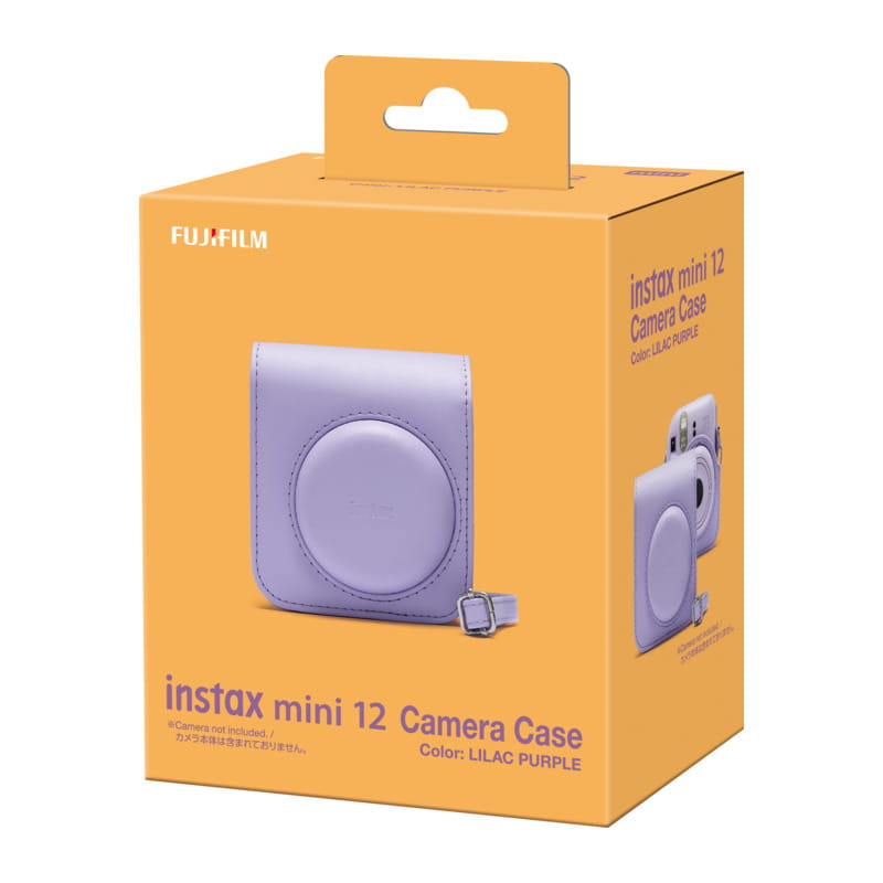 instax mini 12用 カメラケース ライラックパープル