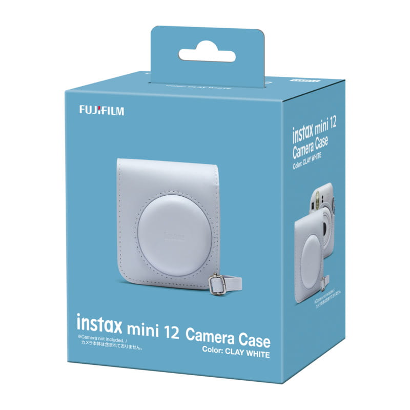 instax mini 12用 カメラケース クレイホワイト