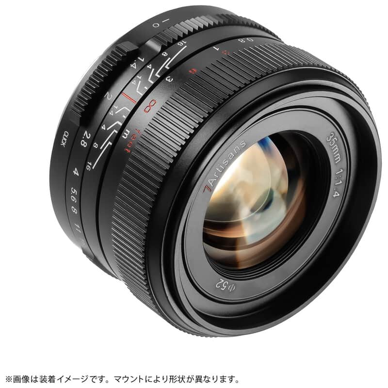 7Artisans 35mm F1.4 III ブラック キヤノンRFマウント