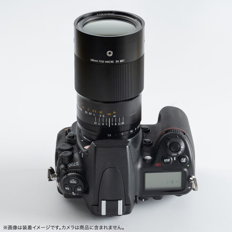TTArtisan 100mm f/2.8 MACRO 2X ブラック ニコンFマウント TT-100F28M-F