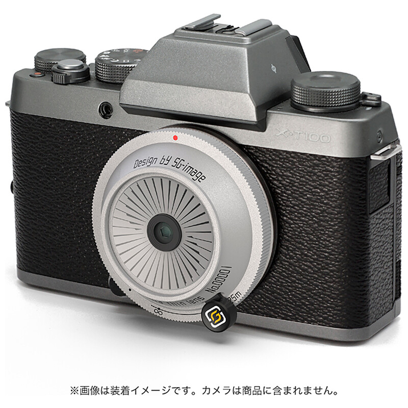 SG-image 24mm F6.3 ウルトラシンレンズ 富士フイルムX シルバー