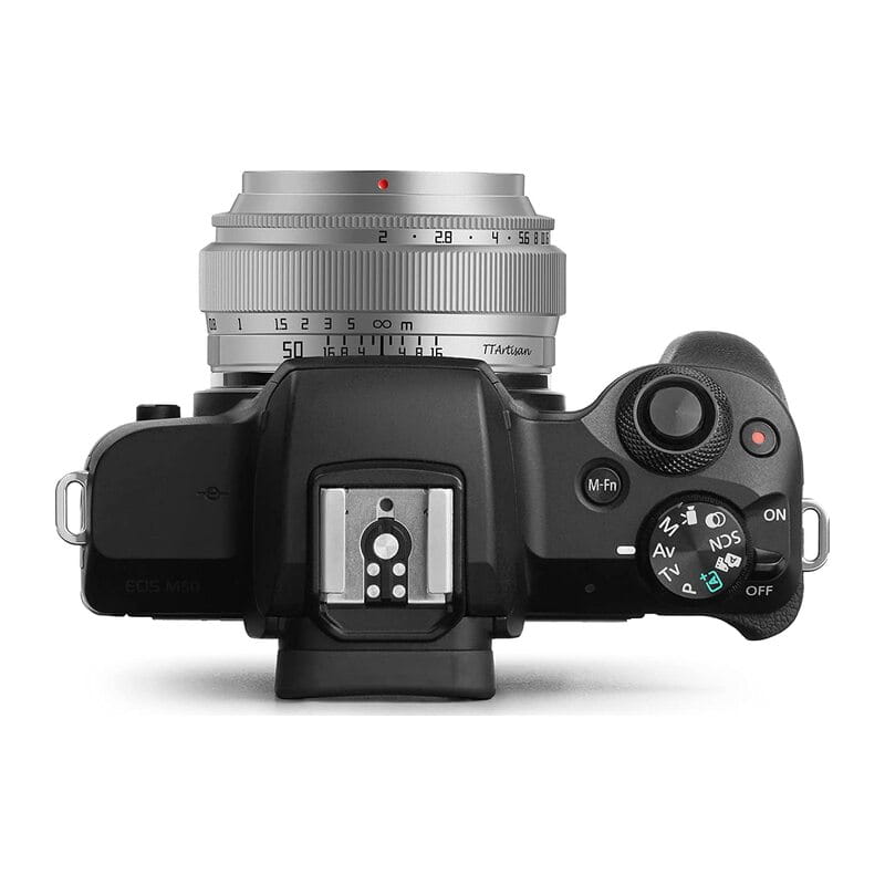 TTArtisan 50mm f/2 シルバー キヤノンEF-Mマウント