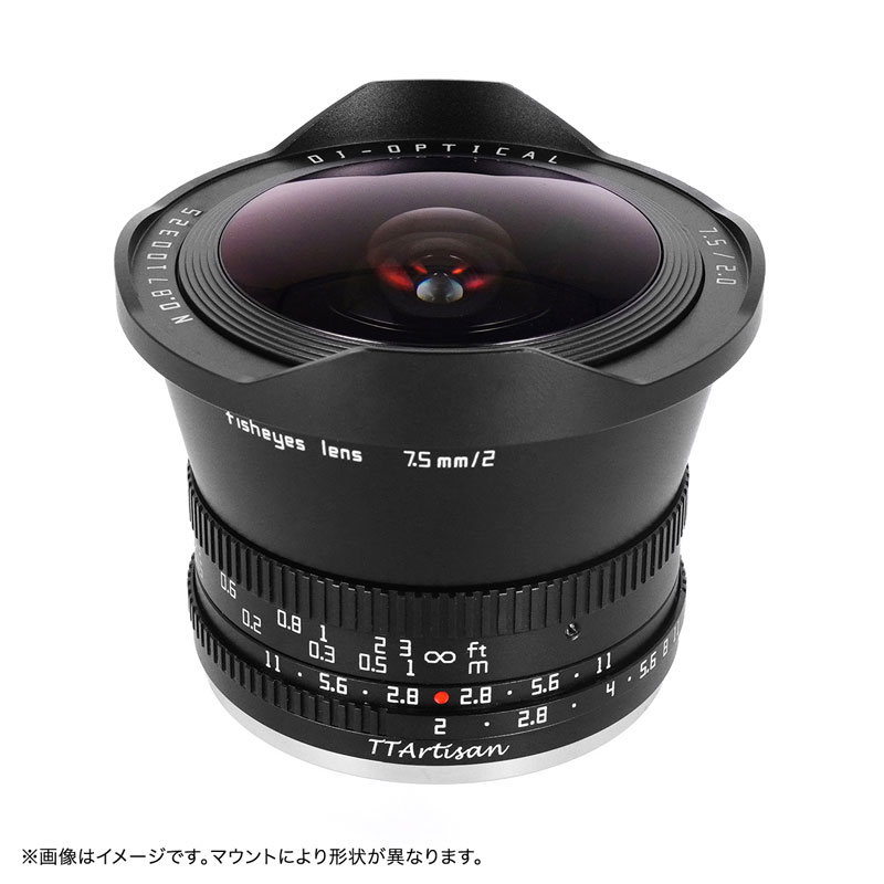 TTArtisan 7.5mm f/2 C Fisheye ブラック ソニーEマウント