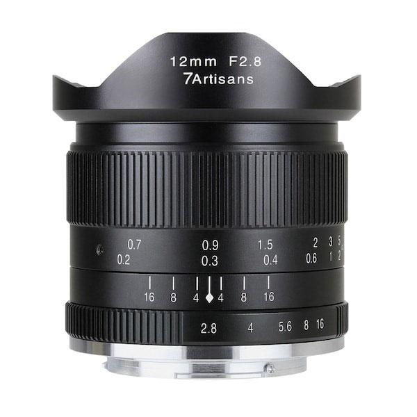 7Artisans 12mm F2.8 ブラック ソニーEマウント 1228EB