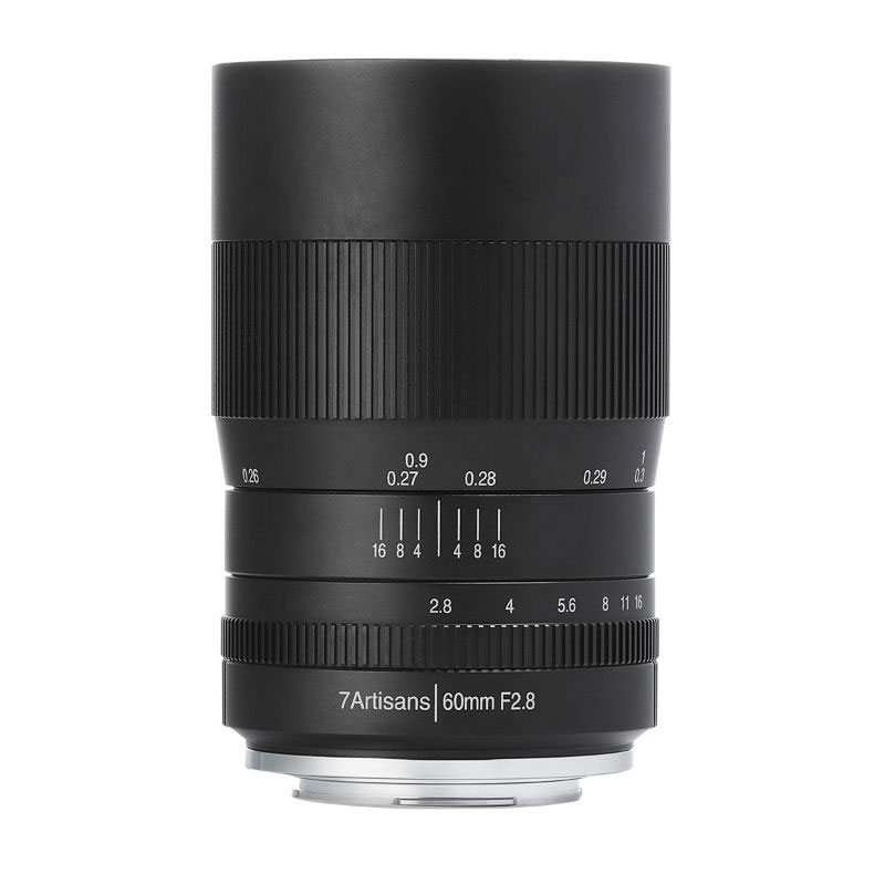 7Artisans 60mm F2.8 Macro ブラック 富士フイルムXマウント 6028FXB