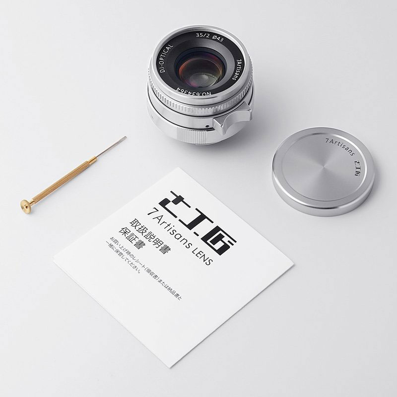 7Artisans 35mm F2 Limited Silver ライカMマウント 3520LMSS