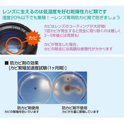 レンズ専用防カビ剤 レンズフレンズ (2個入) KMC-62