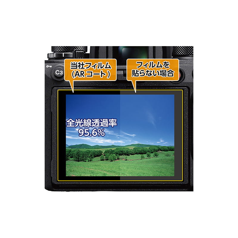 OM SYSTEM OM-5/OLYMPUS OM-D E-M10 MarkIV/E-M5 MarkIII/E-M1 MarkIII/E-M1X 専用 液晶保護フィルムIII DGF3-OOM5