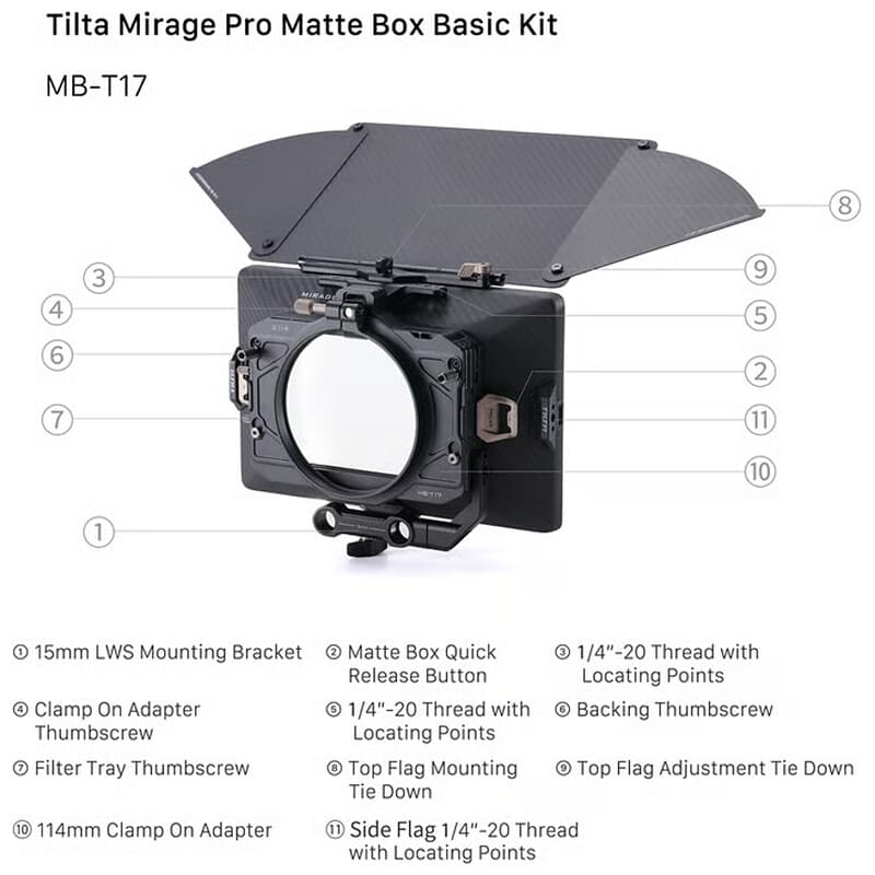 Tilta Mirage Pro Matte Box Basic Kit MB-T17