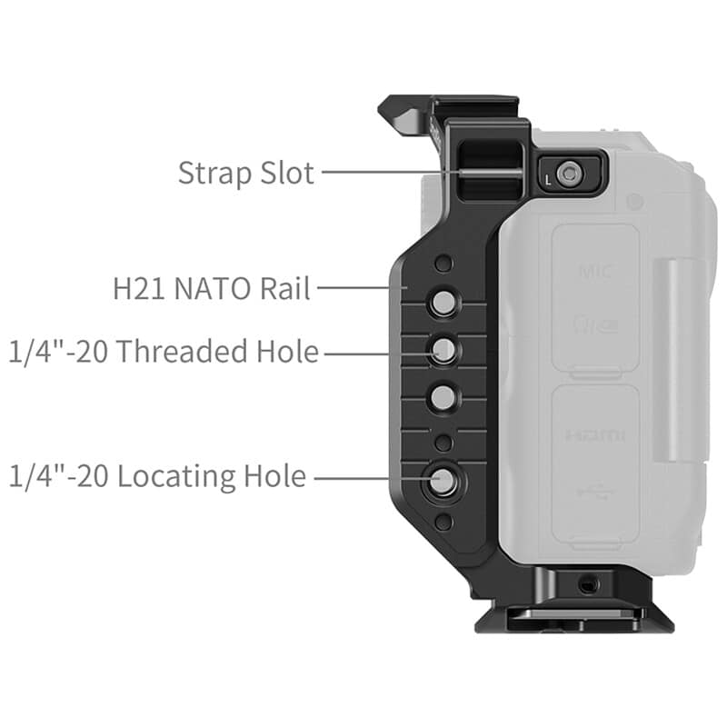 Nikon ZR用 ハーフケージ 5905