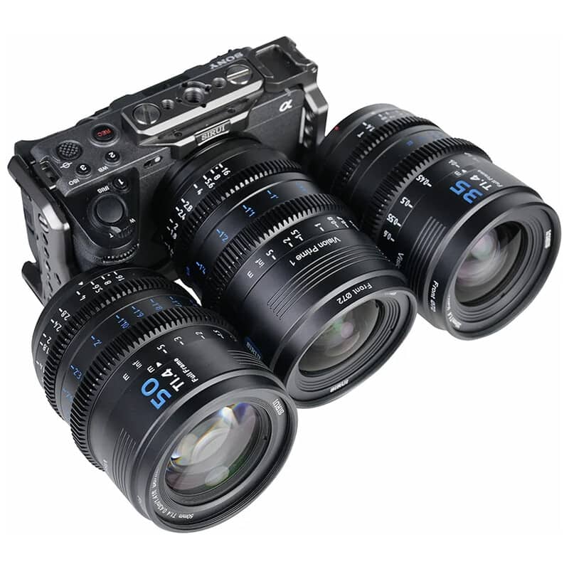 マウント交換式シネマレンズ T1.4 Full Frame 3本セット(24mm/35mm/50mm) E/ブラック(L/RF/Z交換ADP付) VP-1-3B-JP
