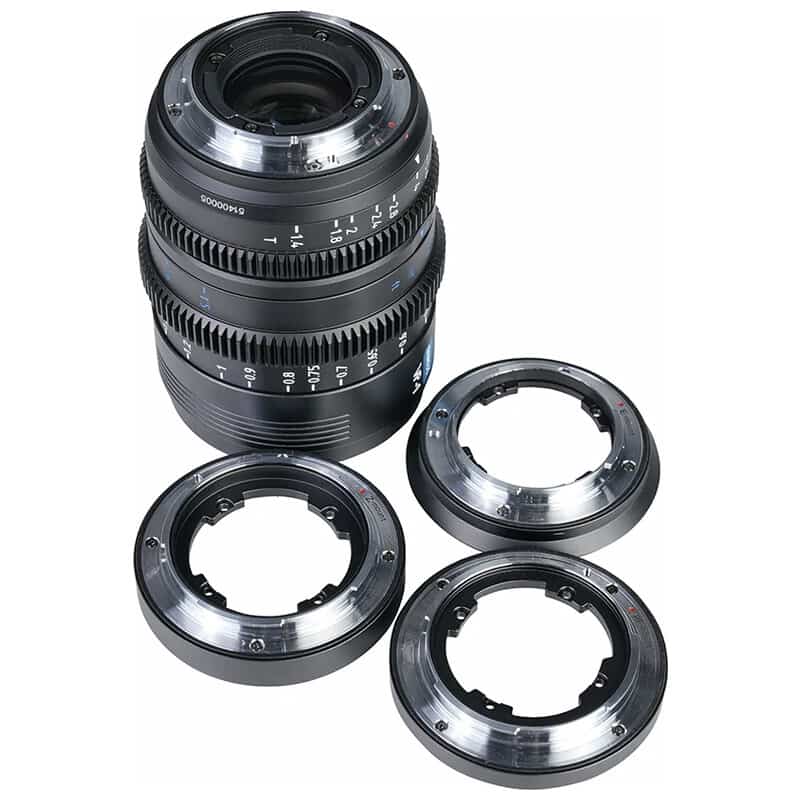 マウント交換式シネマレンズ T1.4 Full Frame 24mm E/ブラック(L/RF/Z交換マウントアダプター付) VP-1-24B-JP