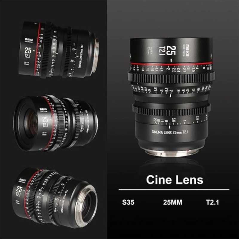 再出品】Meike 25mm T2.2 CINEMA シネマレンズ メイケ-