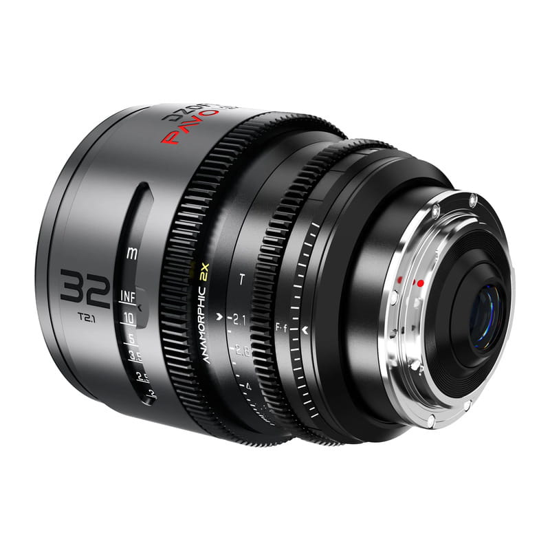 Pavo 2x アナモルフィックプライム 32mm T2.1 ニュートラルコーティング PL&EF マウント メートル表示 DZO-PA3221PLMN