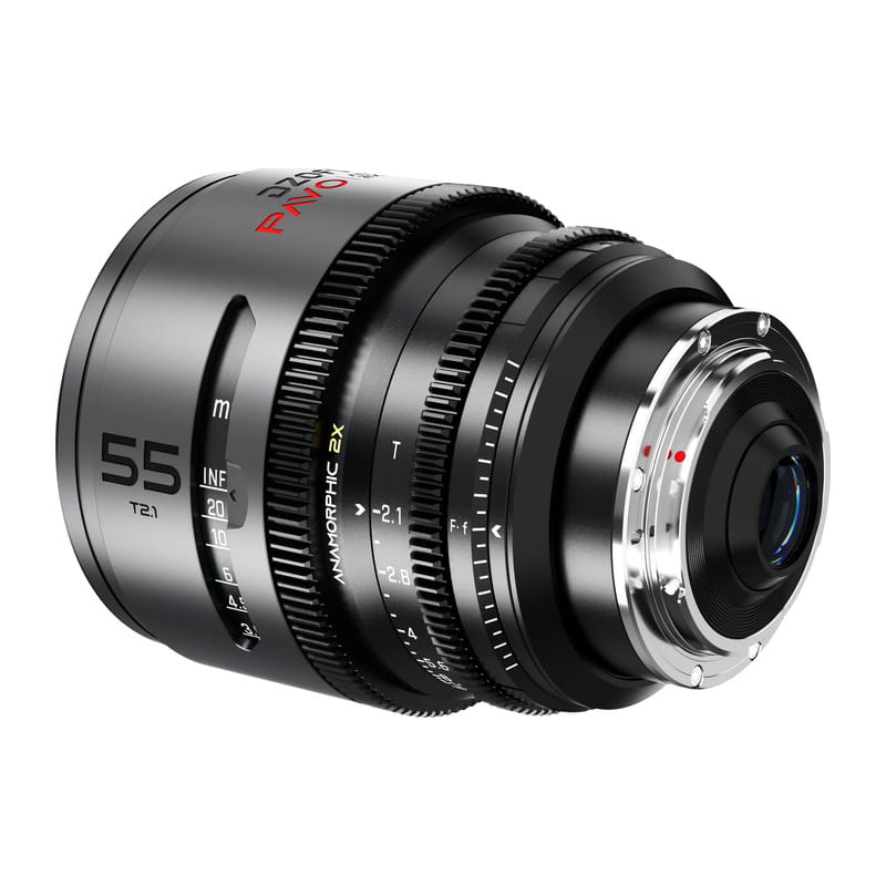Pavo 2x アナモルフィックプライム 55mm T2.1 ニュートラルコーティング PL&EF マウント メートル表示 DZO-PA5521PLMN