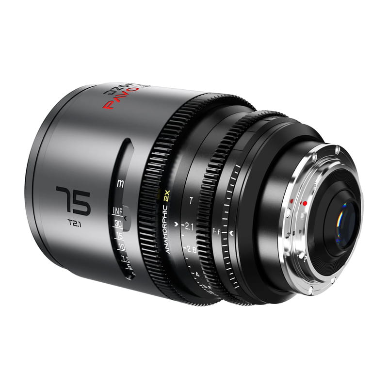 Pavo 2x アナモルフィックプライム 75mm T2.1 ニュートラルコーティング PL&EF マウント メートル表示 DZO-PA7521PLMN