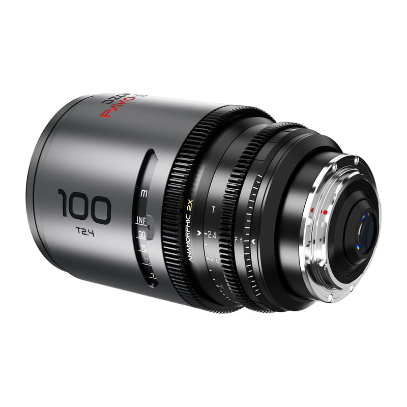 Pavo 2x アナモルフィックプライム 100mm T2.4 T22 ニュートラルコーティング PL&EF マウント メートル表示 DZO-PA10021PLMN