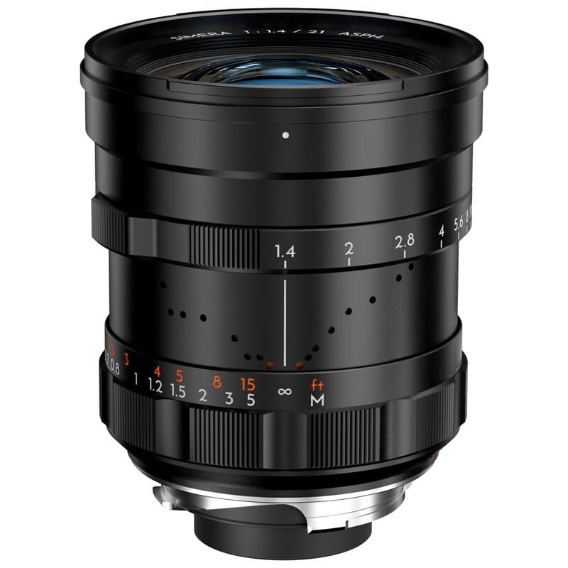 Simera 21mm f1.4 ライカMマウント ブラック TP-S21M-BLK