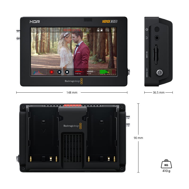 Blackmagic Video Assist 5” 12G HDR