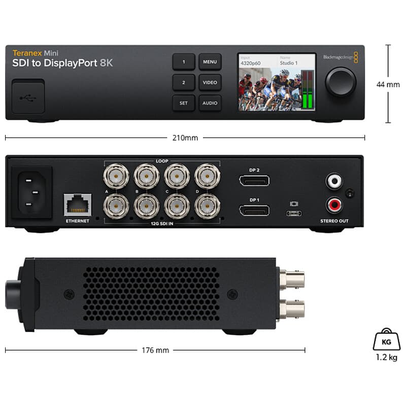 Teranex Mini SDI to DisplayPort 8K HDR