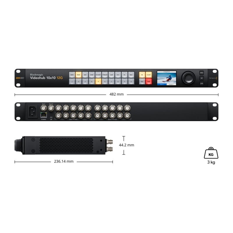 Blackmagic Videohub 10x10 12G