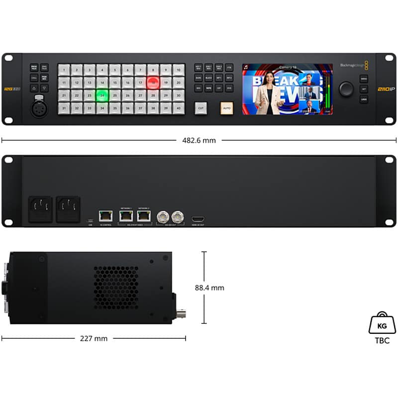 ATEM Monitoring Rack Panel 40