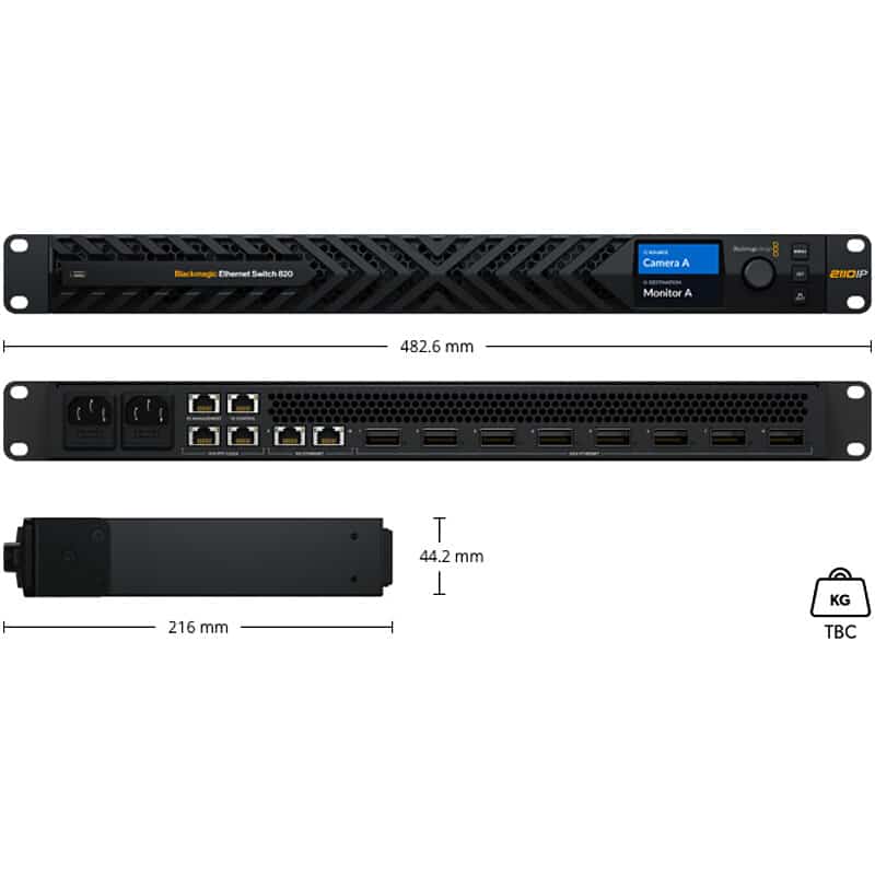 Blackmagic Ethernet Switch 820
