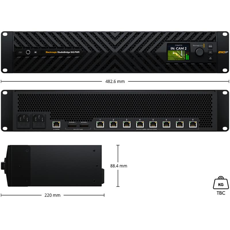 Blackmagic StudioBridge 10G PWR
