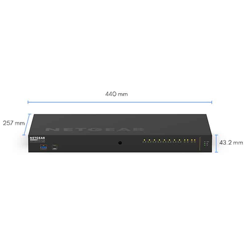 GSM4212UX-100AJS POE++(720W) 1Gポートx10 SFP+スロットx2 フルマネージスイッチ