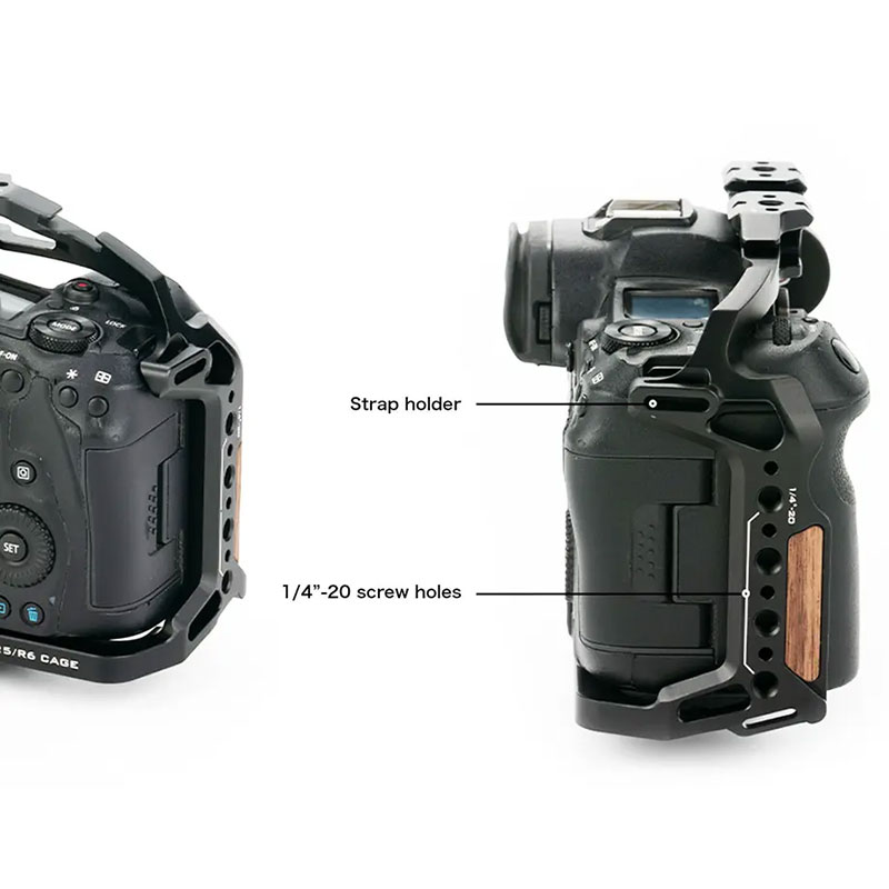 Camera Cage for Canon R5/R6 Kit A V2 - Black TA-T22-A-B-V2