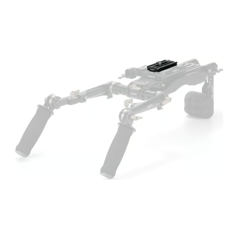 ARCA Manfrotto Dual Quick Release Plate for Lightweight Shoulder Rig - Black TA-LSR-DQRP-B