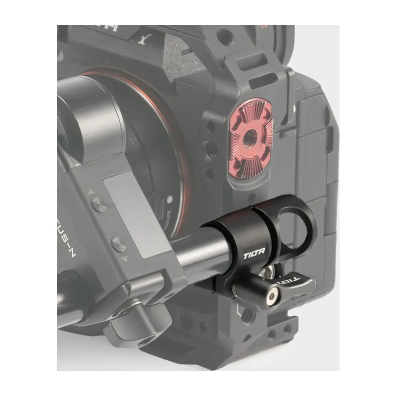 15mm Rod Holder to Dual 1/4-20 Adapter - Black TA-15RH-D1420-B