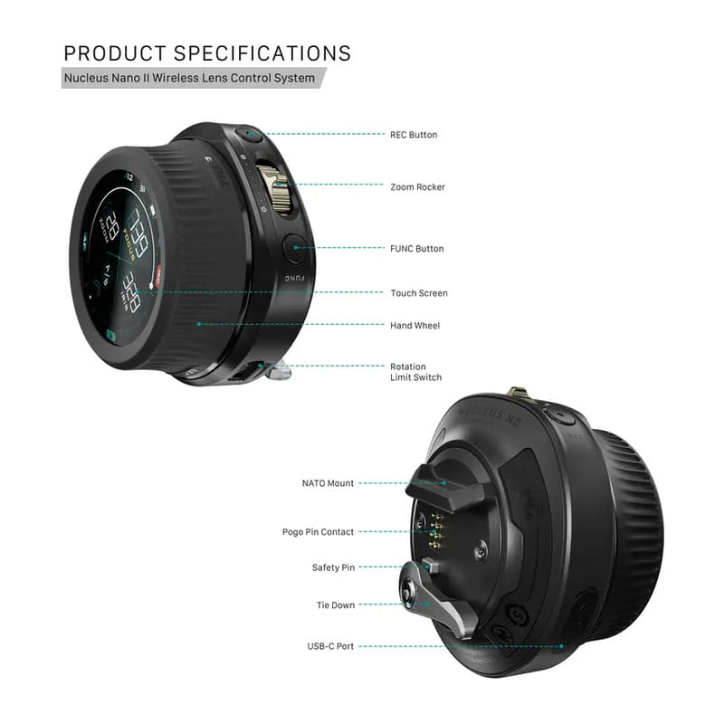 Nucleus Nano II Wireless Lens Control System WLC-T05