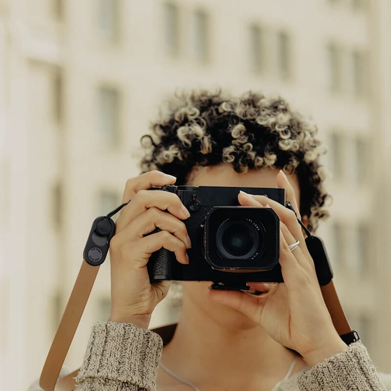 フォーム レザー カメラストラップ スタンダード タン LRS-ST-BN-1