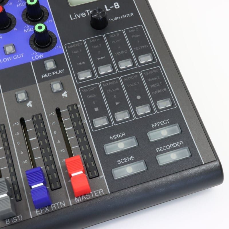 LiveTrak L-8 [デジタルミキサー/レコーダー]