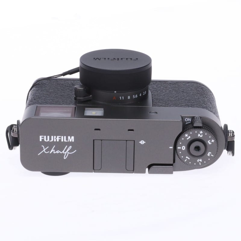 新品未使用FUJIFILM X-HALF チャコールシルバー保証書有】フィルム付 富士フイルム X half (FUJIFILM X-HF1) チャコールシルバー 中古