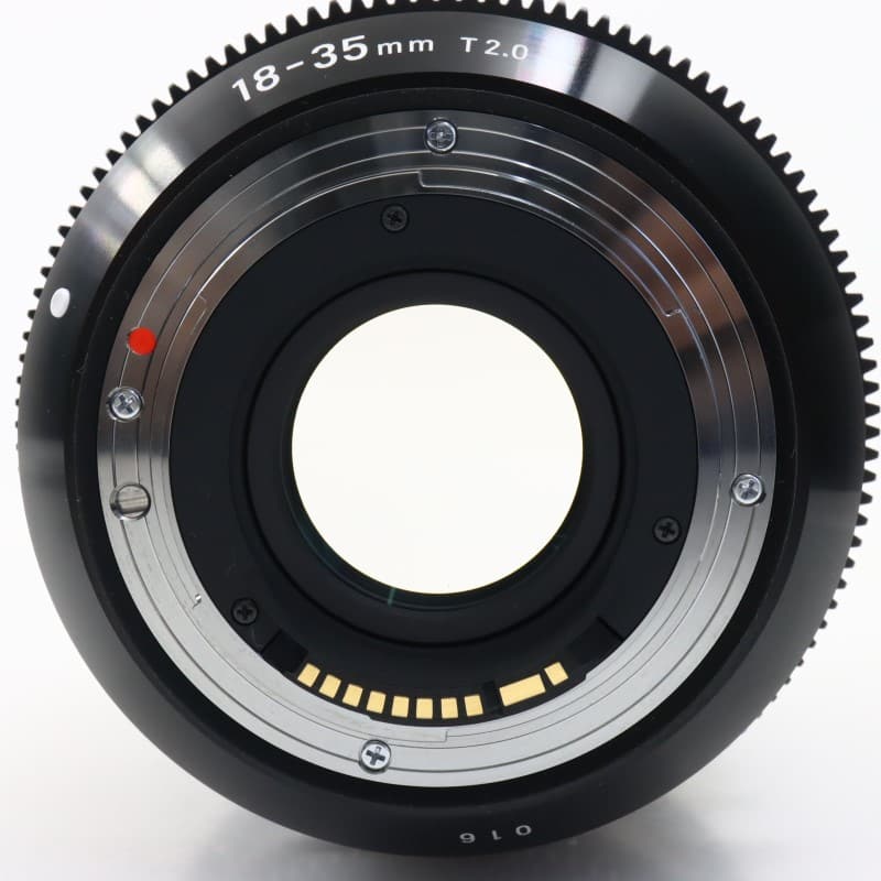 18-35mm T2/EF feet [High Speed Zoom Line 18-35mm T2 EFマウント フィート表示]