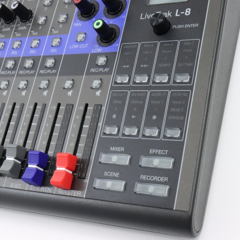 LiveTrak L-8 [デジタルミキサー/レコーダー]