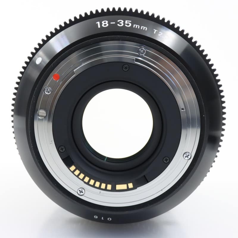 18-35mm T2/EF feet [High Speed Zoom Line 18-35mm T2 EFマウント フィート表示]